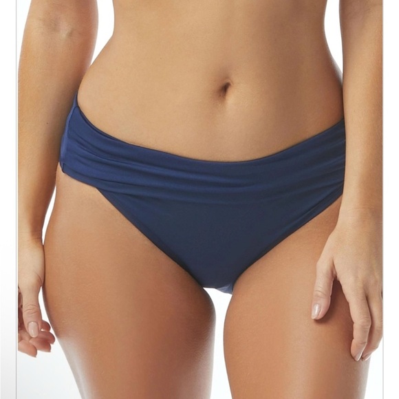 NWT Coco Reef Tankini Floral Top Size 36 C Rollover Bottom Size Medium High Rise - Picture 15 of 16